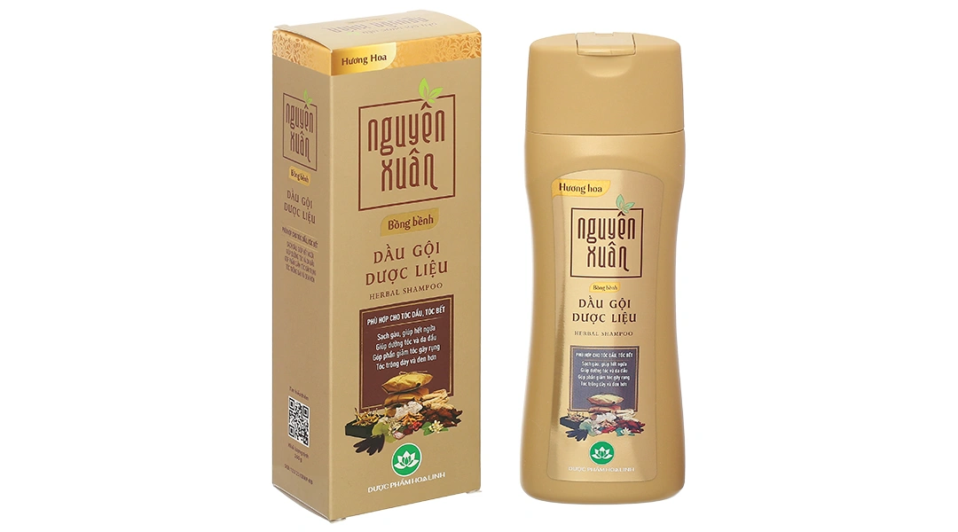 Dầu gội dược liệu Nguyên Xuân bồng bềnh hương hoa chai 350ml - 12